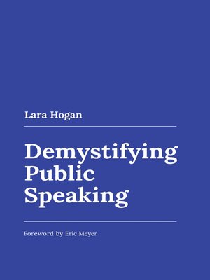cover image of Demystifying Public Speaking